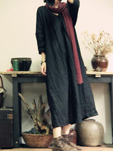 Loose Simple Cozy Style Pure Color Long Robe